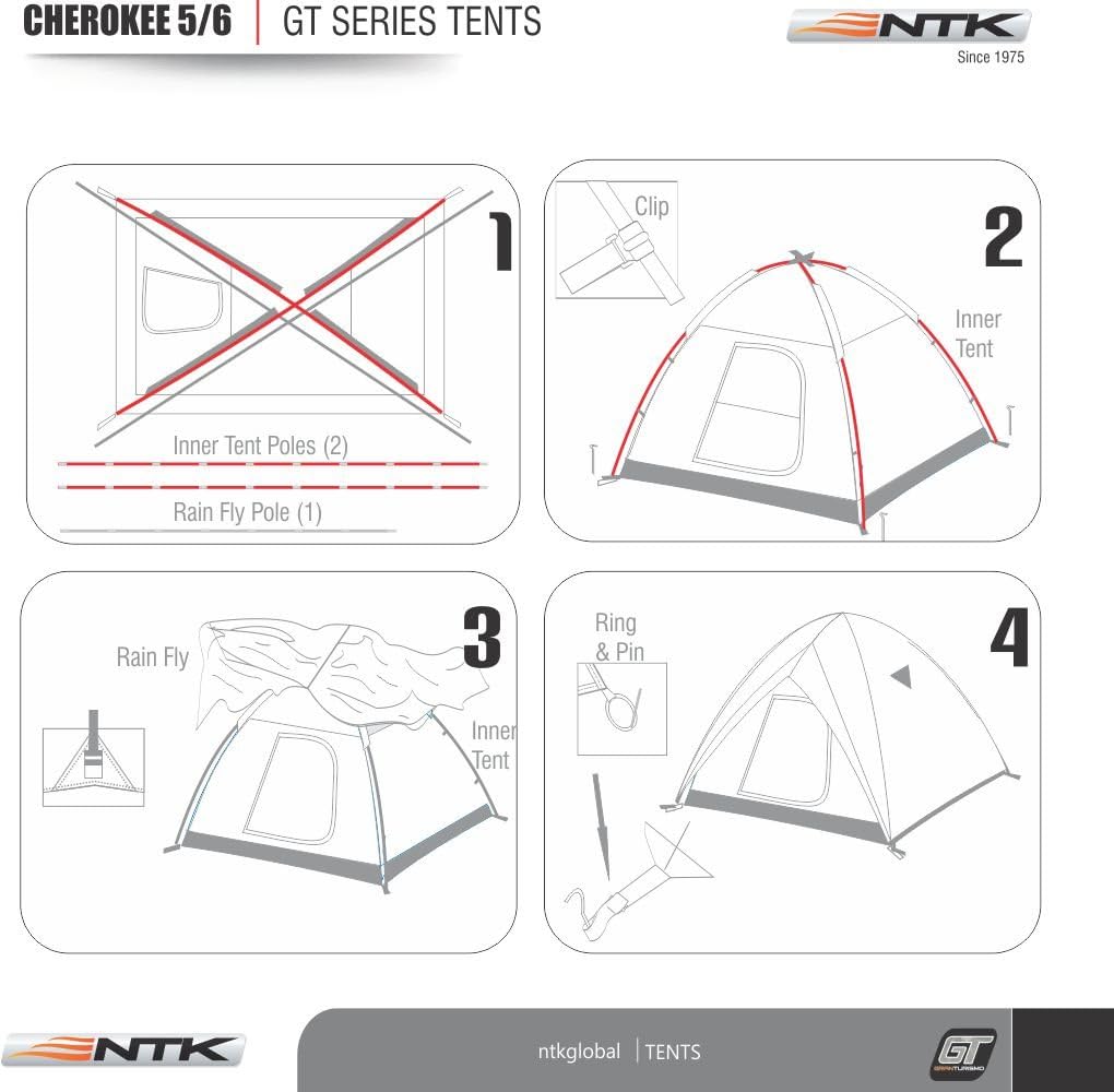 10x10 Instant 6 Person Waterproof Dome Tent I322
