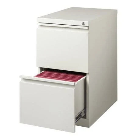 Light Gray 2 Drawer Mobile Vertical Filing Cabinet P32283