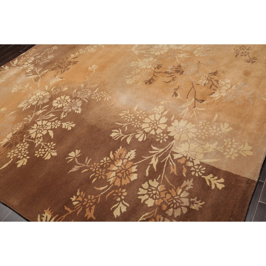 Hand Tufted 100 Wool Botanical Oriental Rug B938
