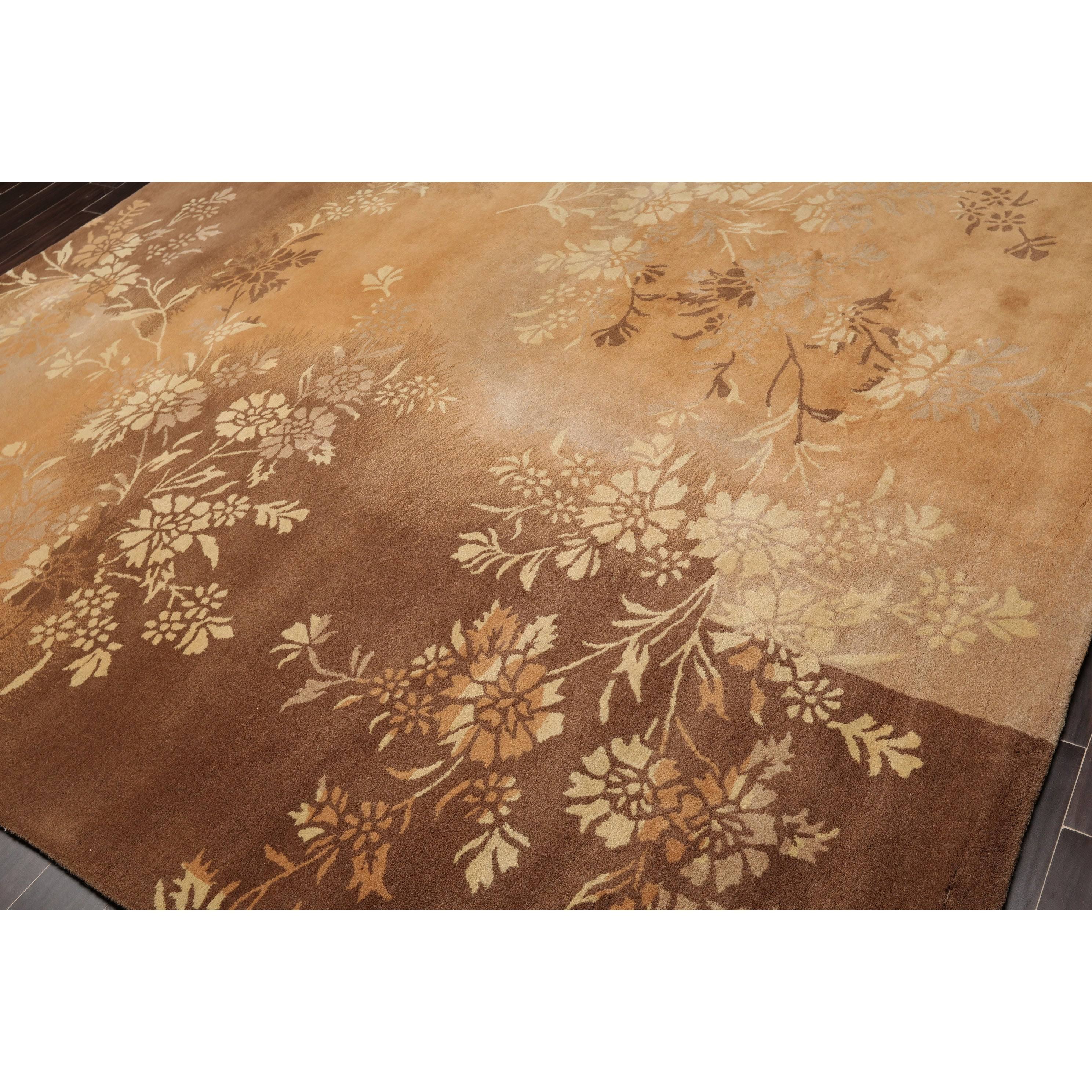Hand Tufted 100 Wool Botanical Oriental Rug B938