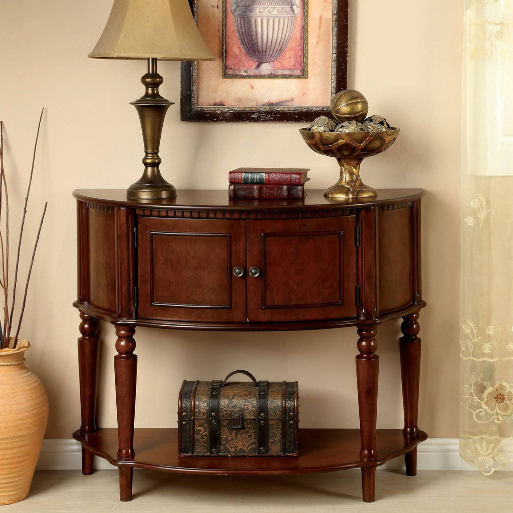 Cherry Traditional Cabinet Side Table J8742