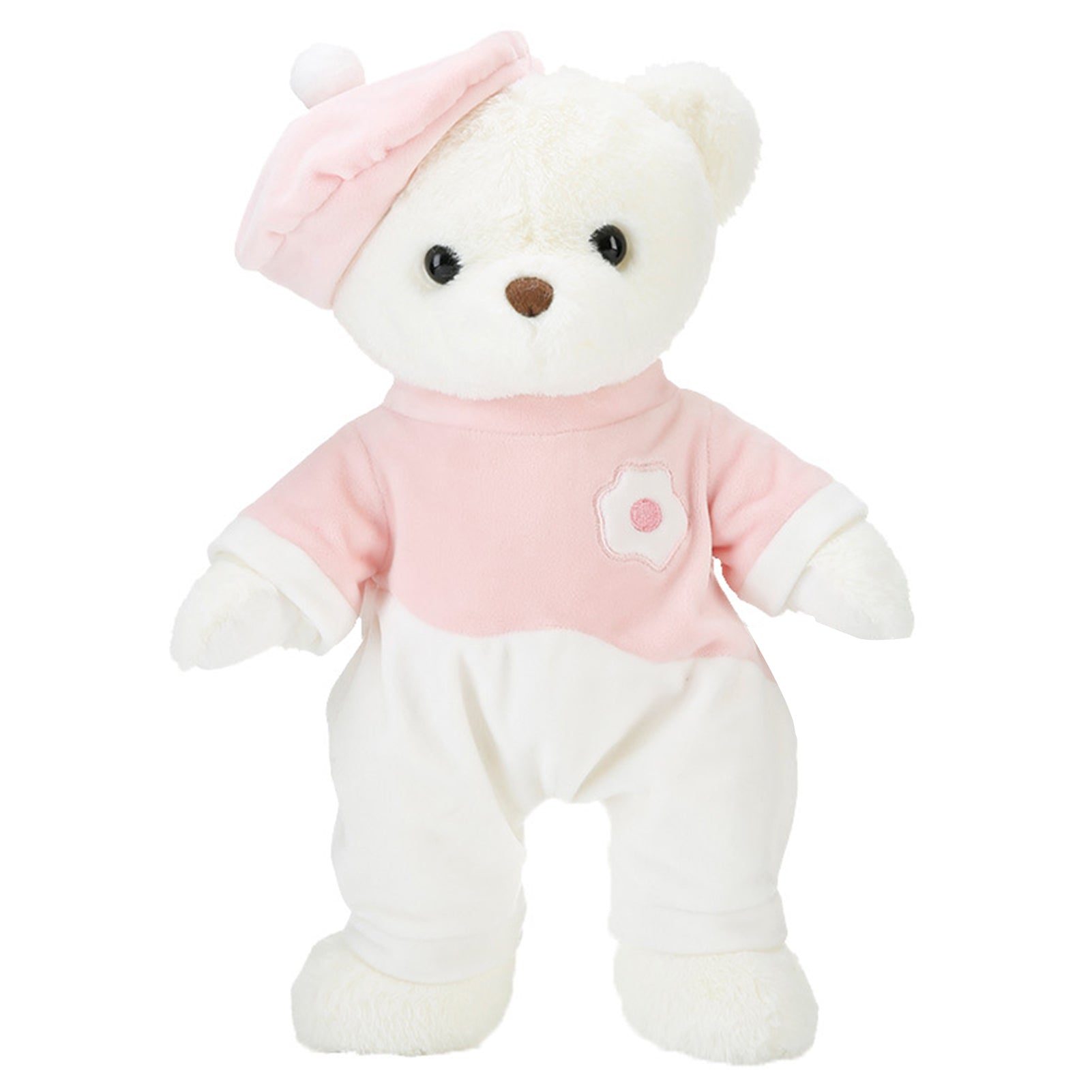 Colorful Egg Yolk Cap Design Plush Doll L3650