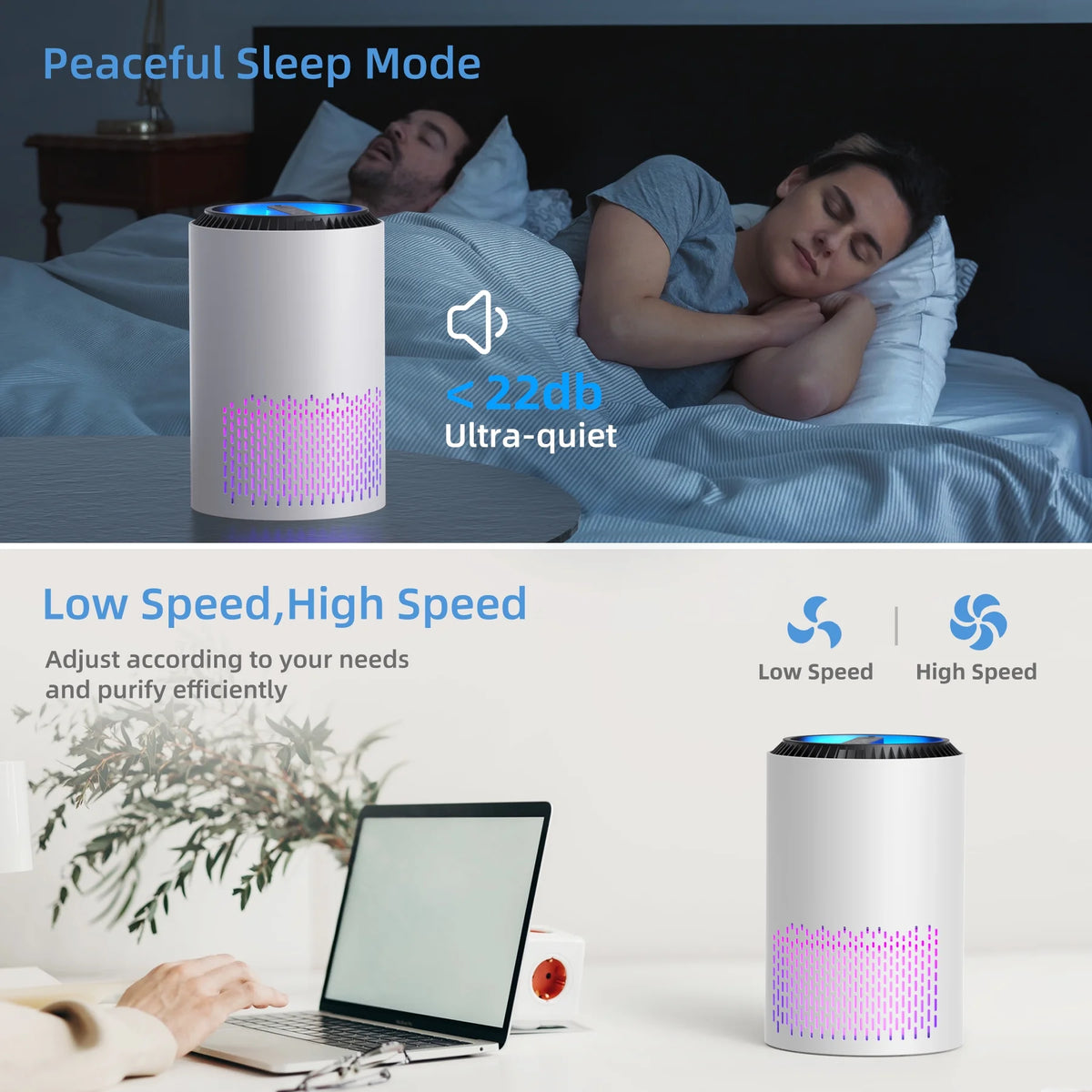 White HEPA Air Purifier O696399