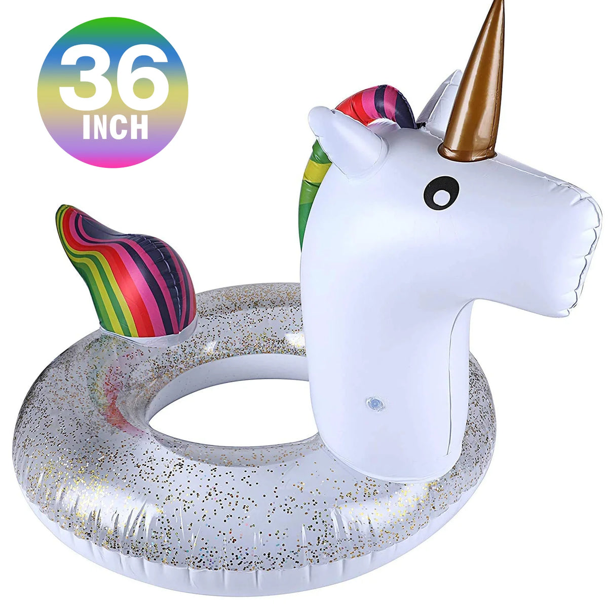 Inflatable Sea Horse Swimming Ring Water Toy (36 inc) C52462