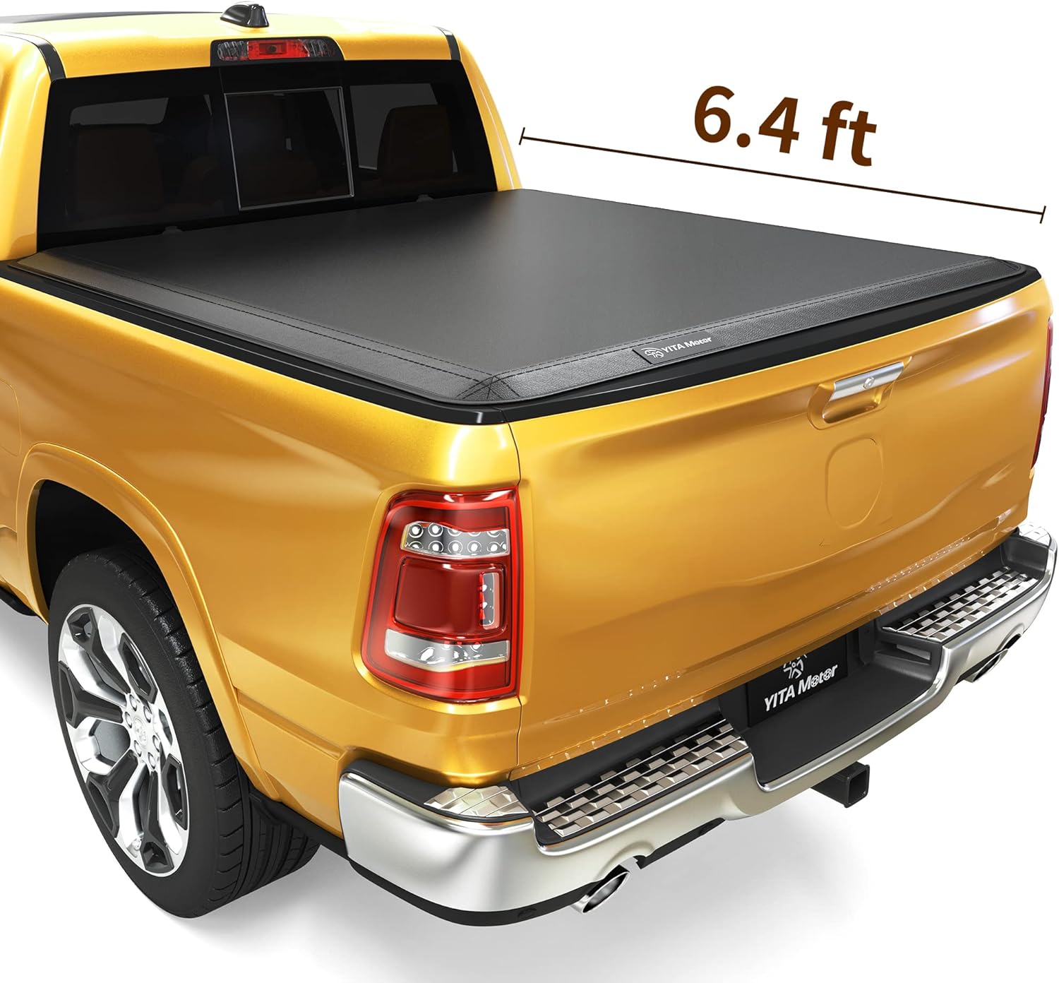 Soft Quad Fold Truck Bed Tonneau Cover E8818