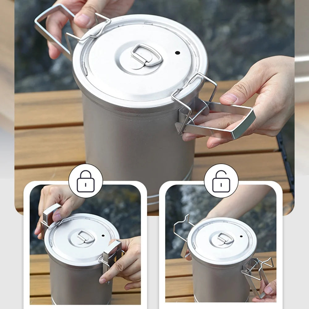 Stainless Steel Pot for Camping Cookware P427