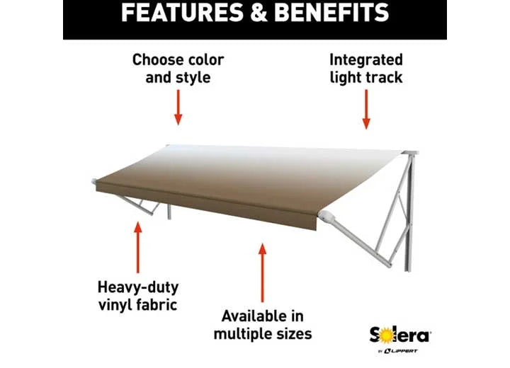 Solera Awning with White Weatherguard L91300