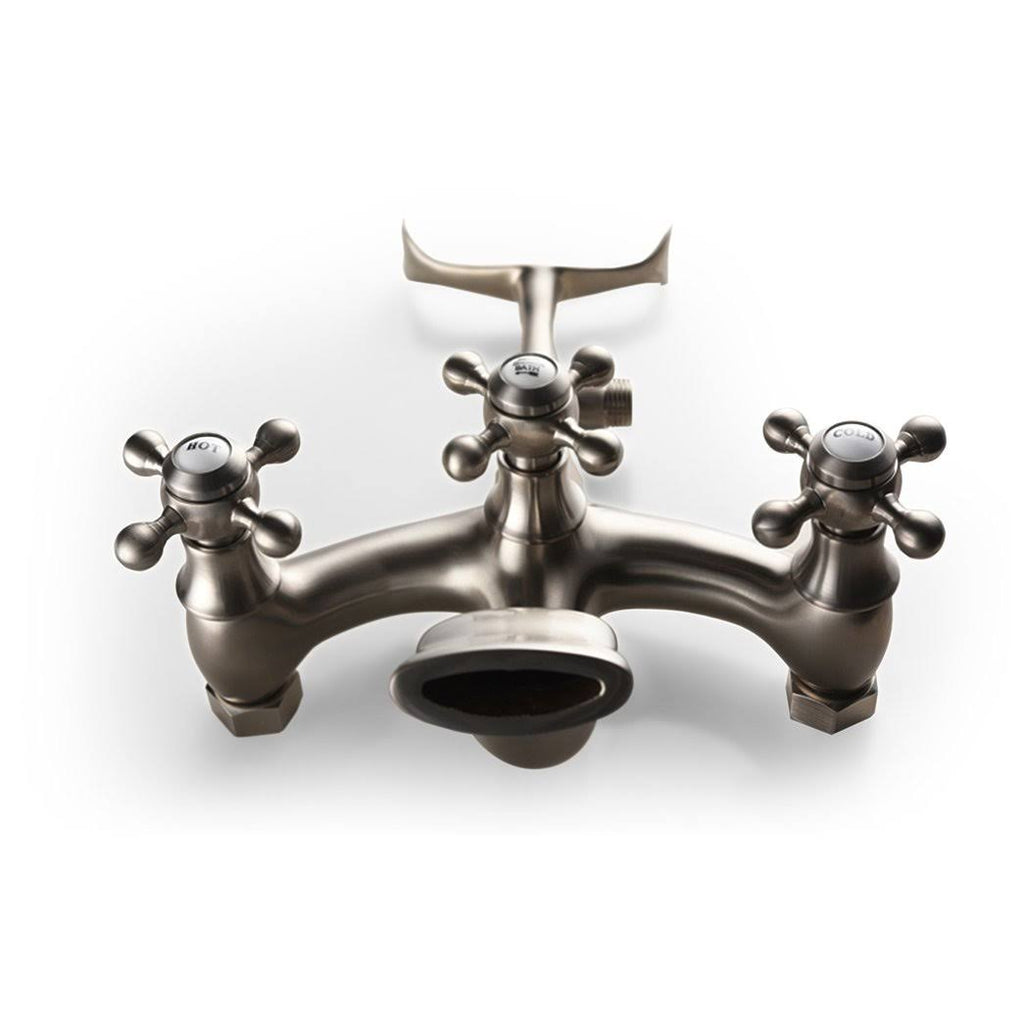 Brushed Nickel Freestanding Tub Faucet with Hand Shower X6713