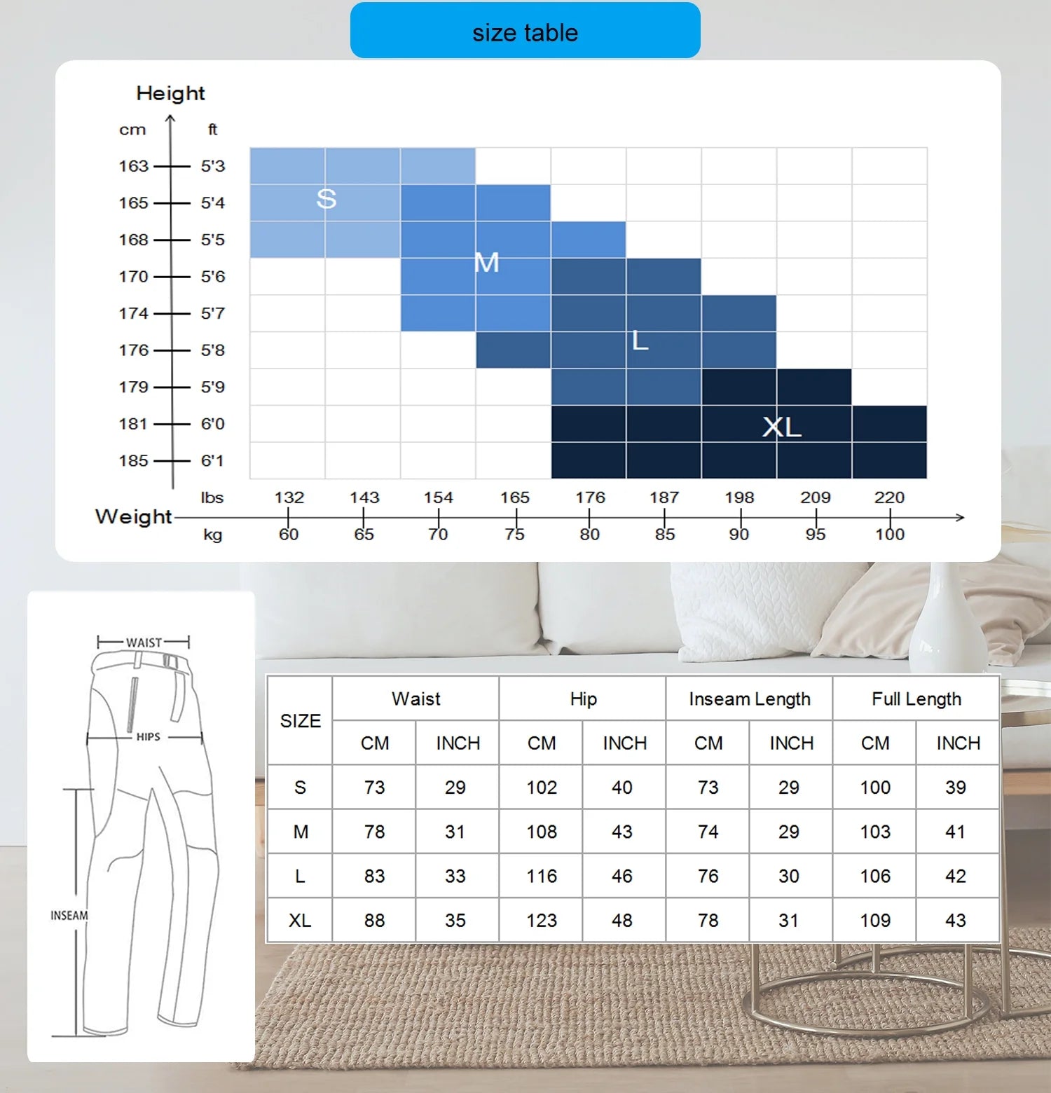 Waterproof Fleece Lined Softshell Ski Pants R587