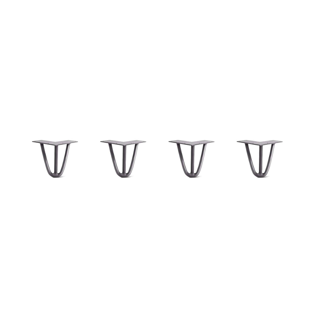 Raw Steel Hairpin Legs Set of 4 H170908