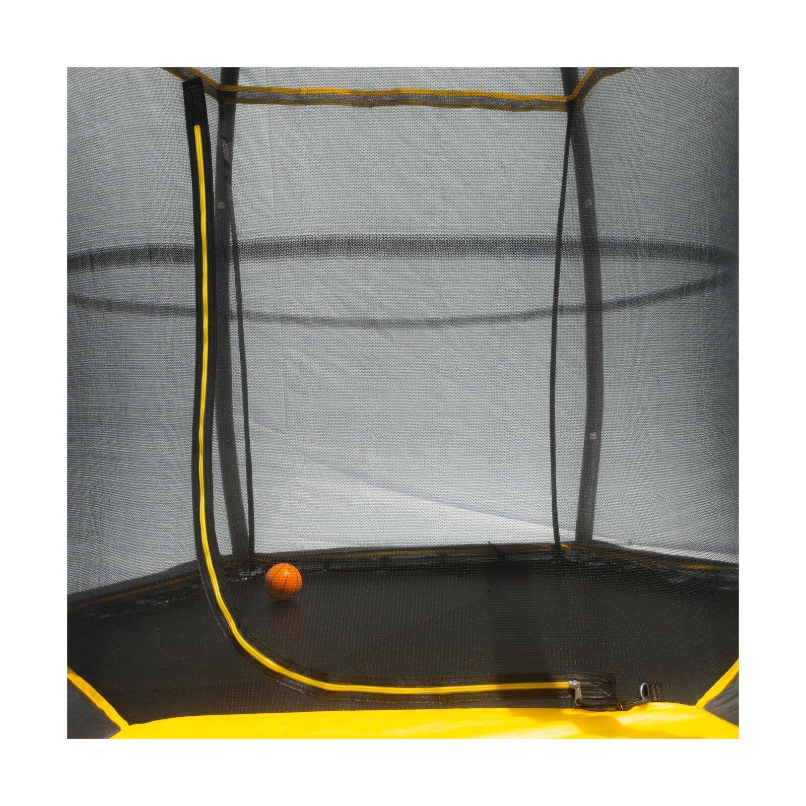 Hexagon 7.5& Trampoline with Toss Ball Game O6735