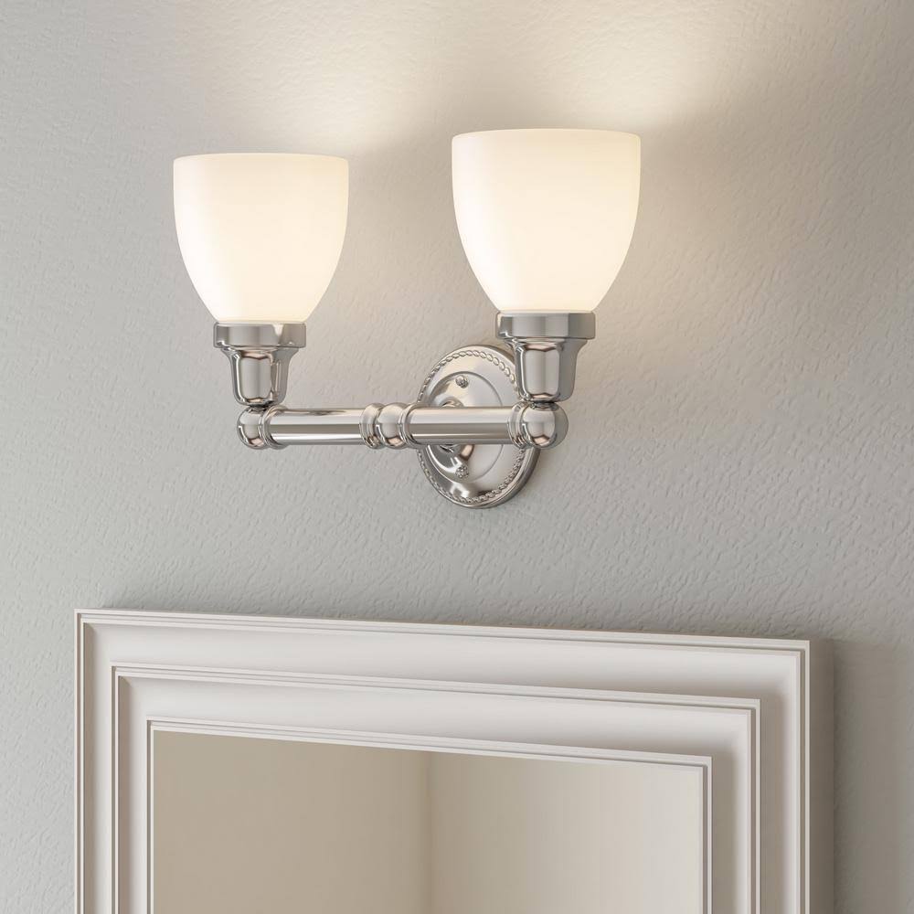 Chrome 2-Light Bath Light V57786