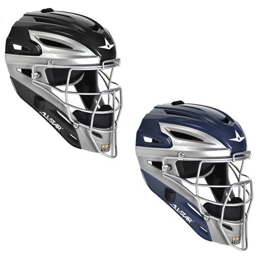 Black Two Tone Catcher’s Helmet B1608