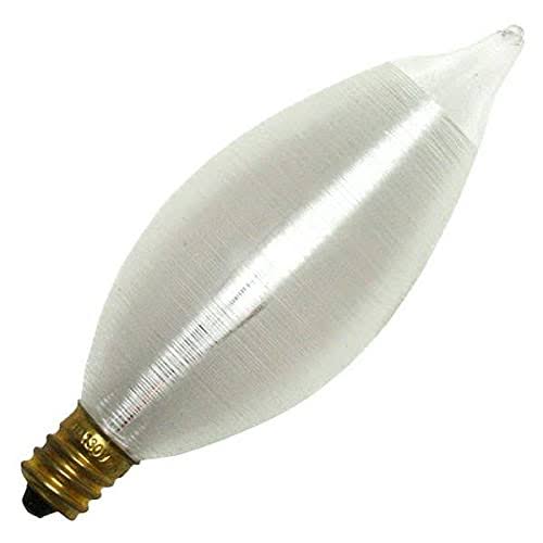 Pack of 25 60 Watt Dimmable C11 Candelabra Incandescent Bulb L195
