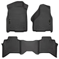 Black Front & 2nd Seat Floor Liners Z331