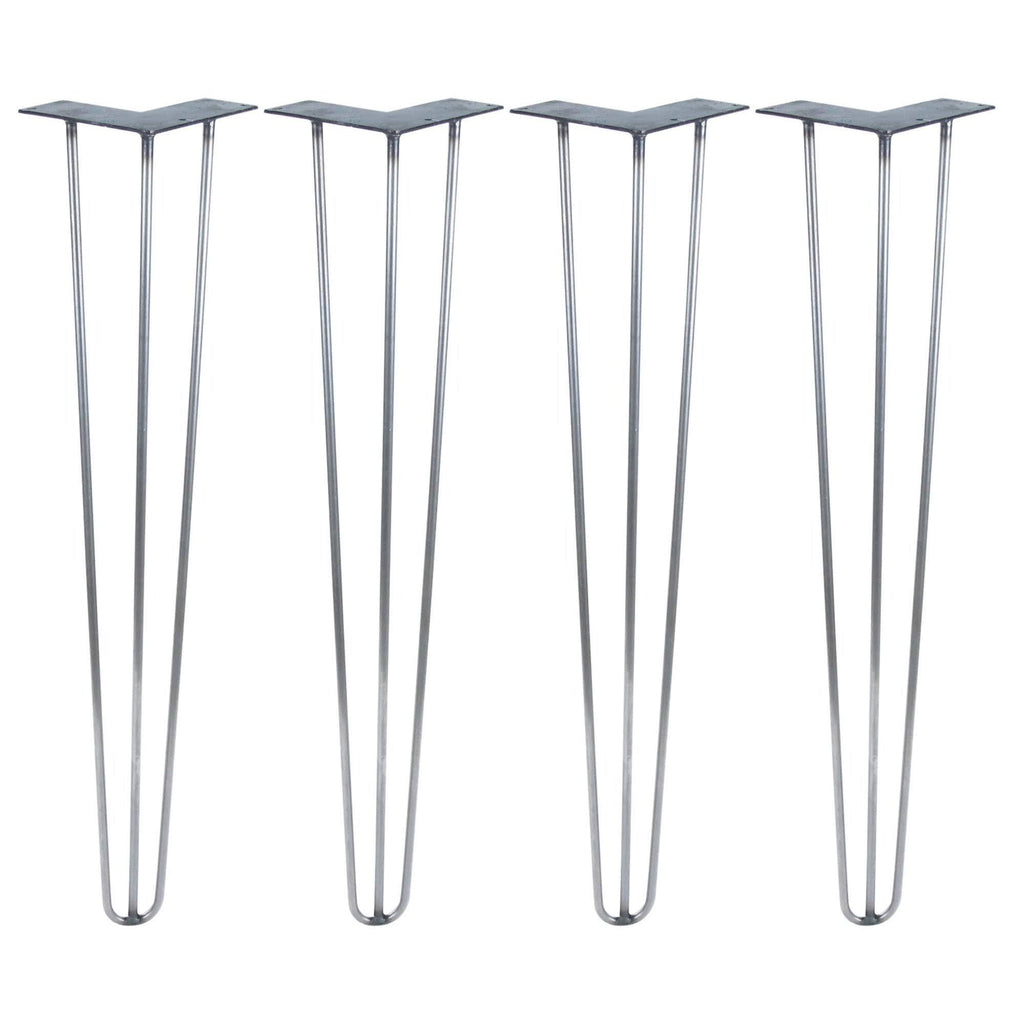 Raw Steel Hairpin Legs Set of 4 H170908