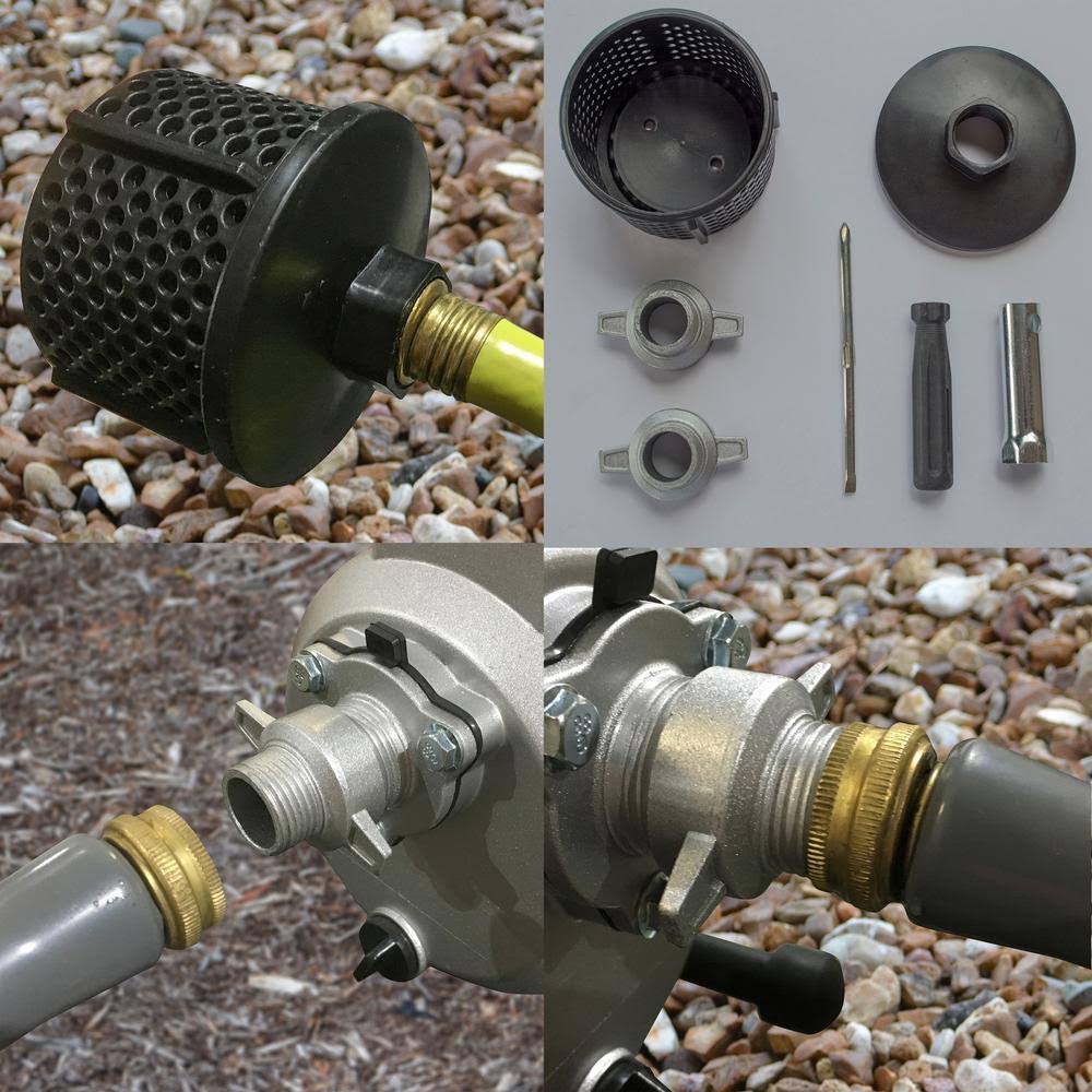1.4 HP 2-Cycle Utility Pump with Garden Hose Adapter G572427