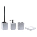 White 4-Piece Bathroom Accessory Set U4202