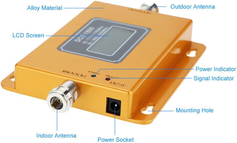 1800MHZ GSM 4G LTE Cell Phone Signal Repeater with US Plug L477