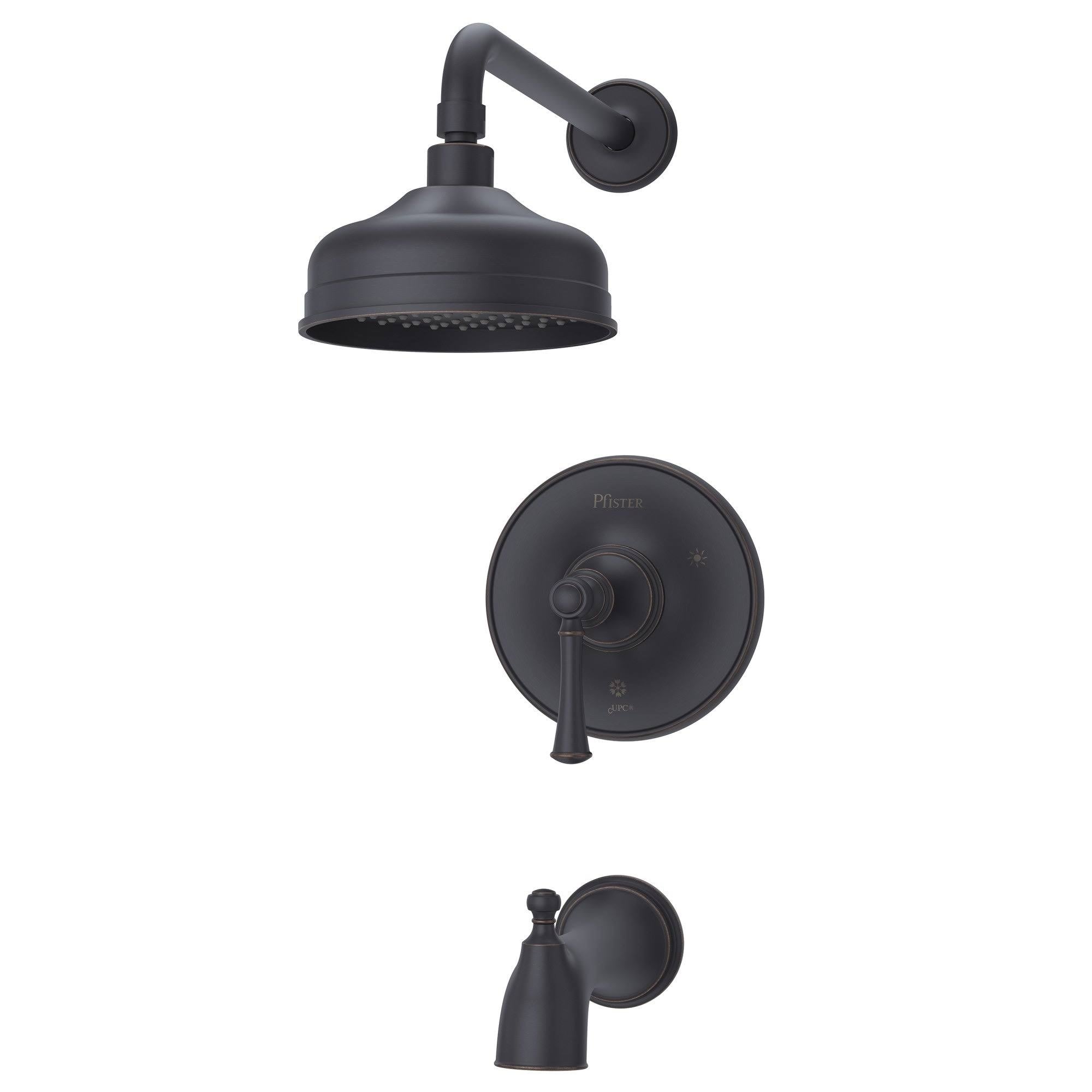 Tuscan Bronze Tub and Shower Trim Package O64800