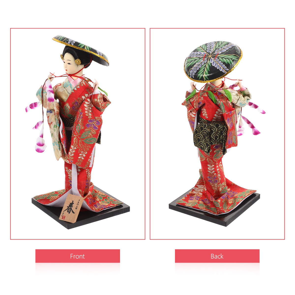 Japanese Geisha Ornaments Vintage Doll L8185
