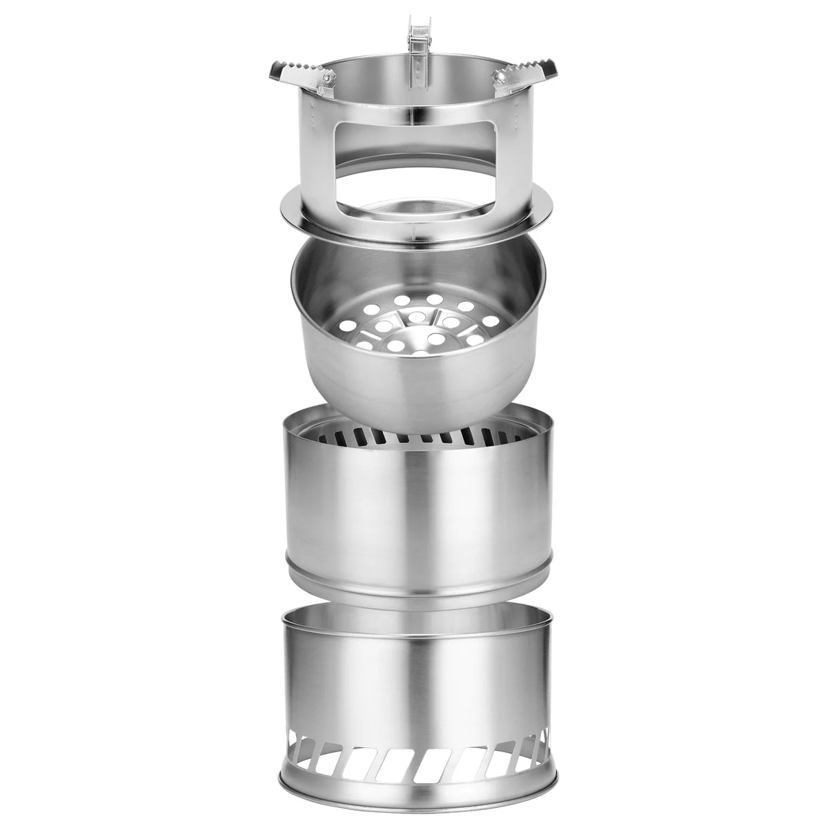 Stainless Steel Wood Barbecue Stoves Portable Picnic Barbecue Stoves J164280