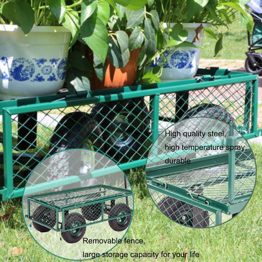 Heavy Duty Steel Utility Cart V9961