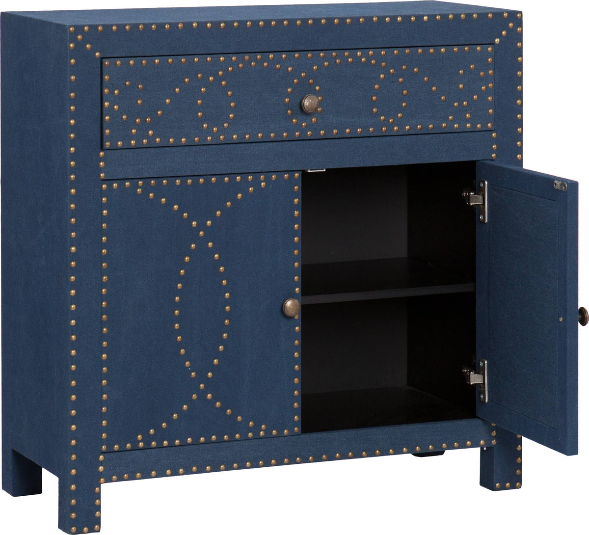 Navy Double-Door Cabinet O2290