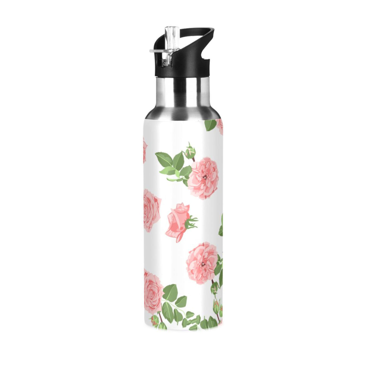 20 oz Insulated Stainless Steel Water Bottle with Straw Lid G7185