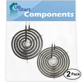 2-Pack 8 inch 6 Turns & 6 inch 5 Turns Surface Burner Elements C432