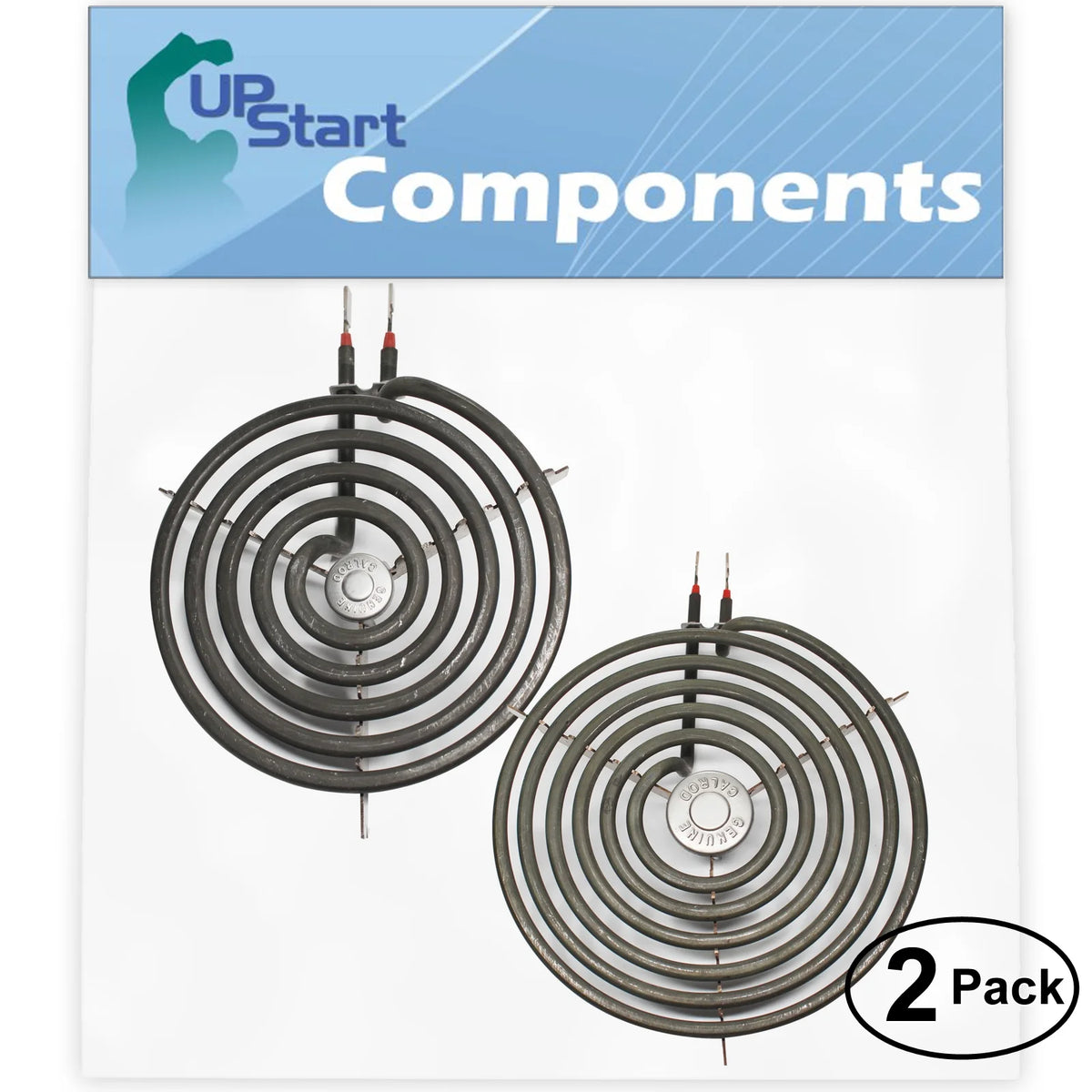2-Pack 8 inch 6 Turns & 6 inch 5 Turns Surface Burner Elements C432