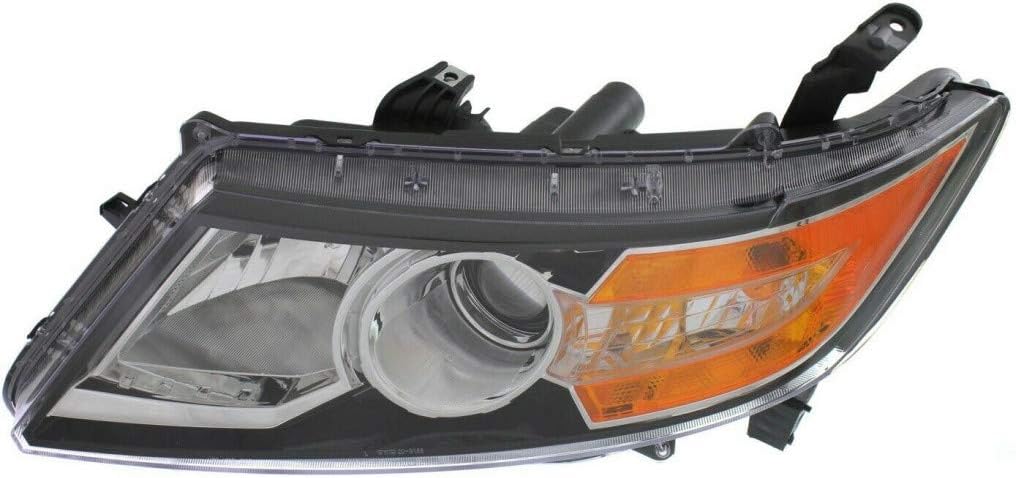 Halogen Headlight Assembly Pair for Honda Odyssey 2014 2015 2016 2017 U51256
