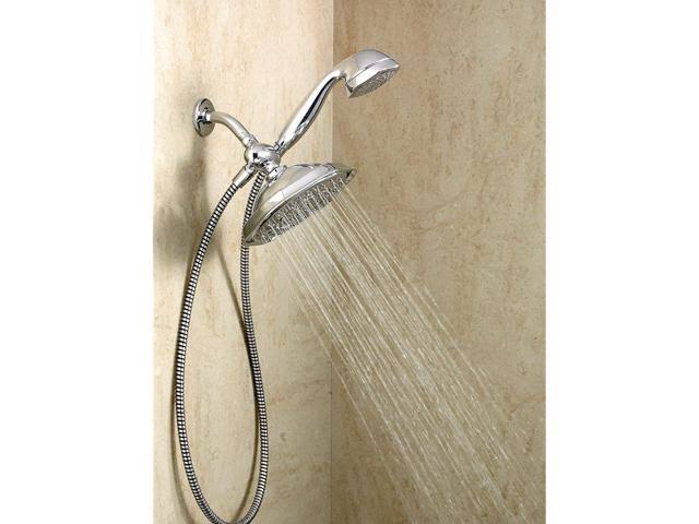 Chrome Single Rainshower with 7-Function Handshower I225