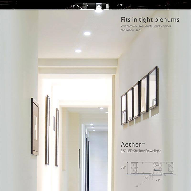 White Square Trim with LED Light Engine T243497