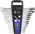 14-Piece Ratcheting Combination Wrench Set, Chrome Vanadium Steel Z9016