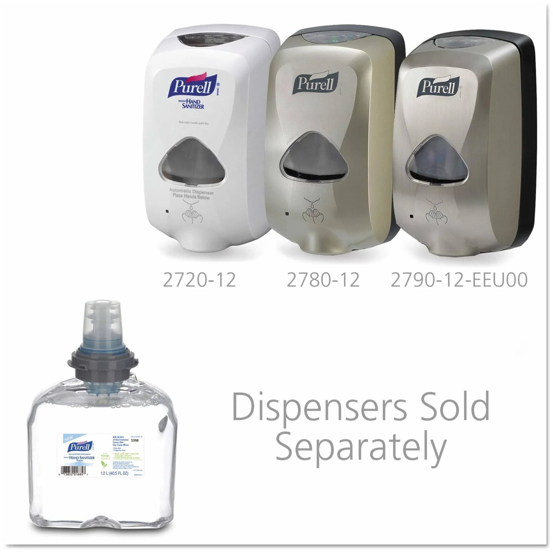 Purell Instant Hand Sanitizer Nourishing Foam 1200ml Refill G741