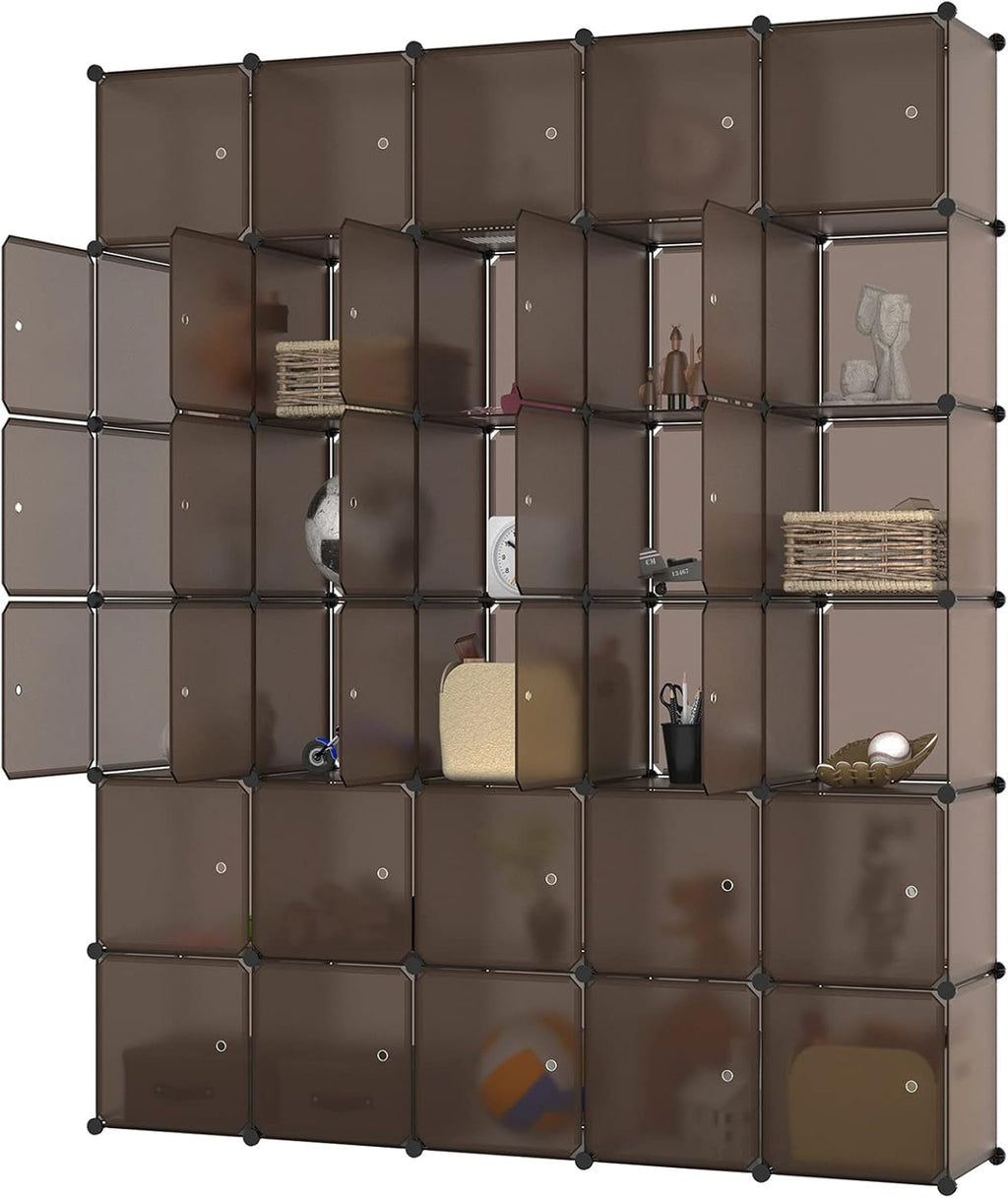 30-Cube Plastic Closet Organizer Shelves G95704