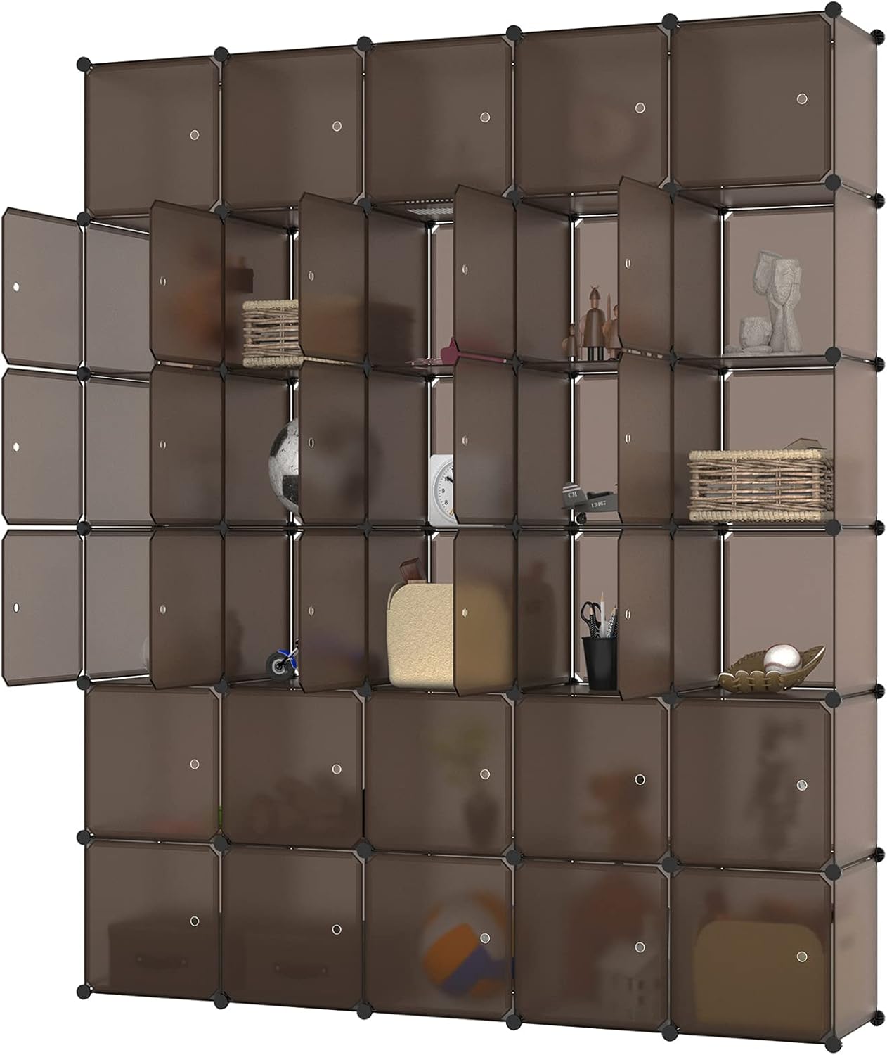 30-Cube Plastic Closet Organizer Shelves G95704