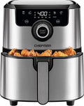 Open Box CHEFMAN Air Fryer 4.5 Qt SILVER C99154