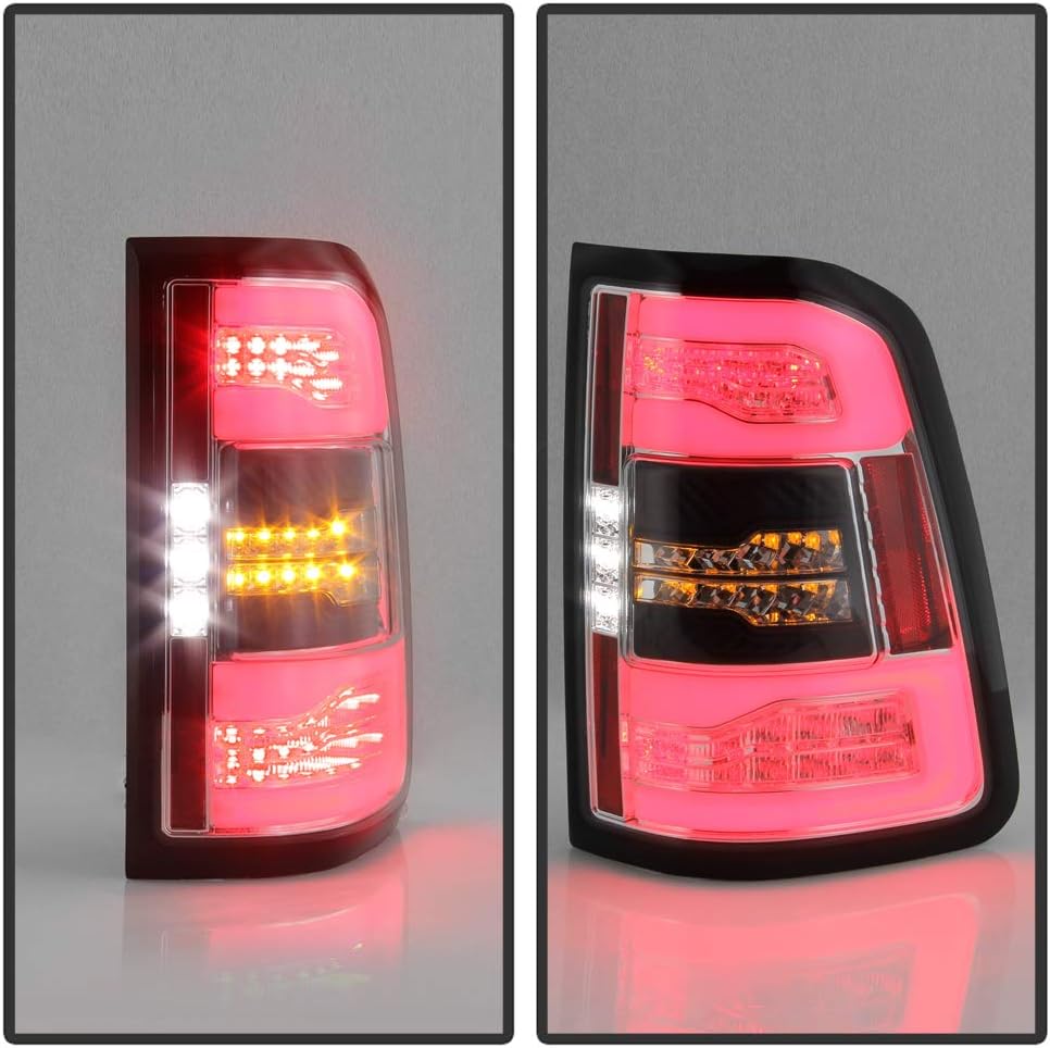 Chrome LED Tail Lights for 2019-2021 Ram 1500 M4294