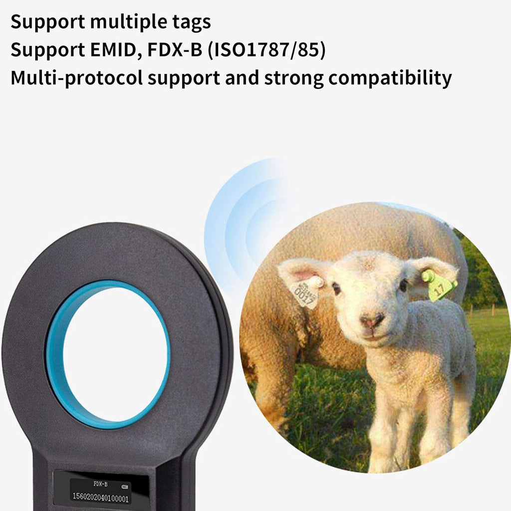 Bluetooth Animal Microchip Tag Reader Scanner O1174
