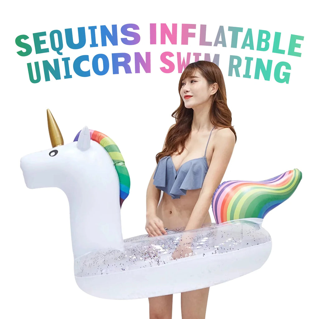 Inflatable Sea Horse Swimming Ring Water Toy (36 inc) C52462