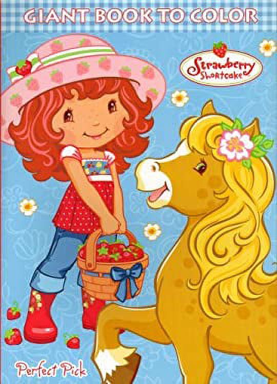 Strawberry Shortcake Big Fun Book to Color, Flower Friends M86037