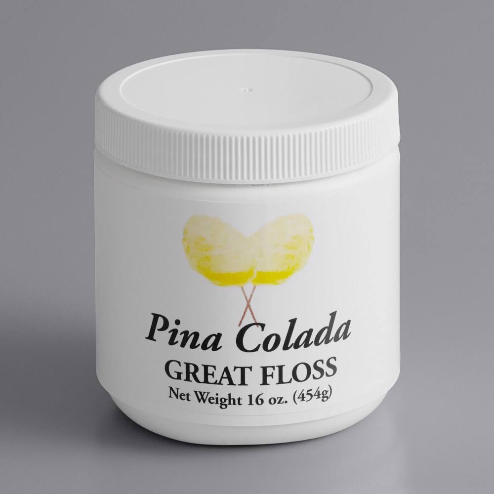 Pina Colada Cotton Candy Concentrate Sugar - 12/Case S89446
