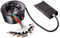 16 Channel 75' XLR Snake Cable with XLR and 1/4 Returns N687384