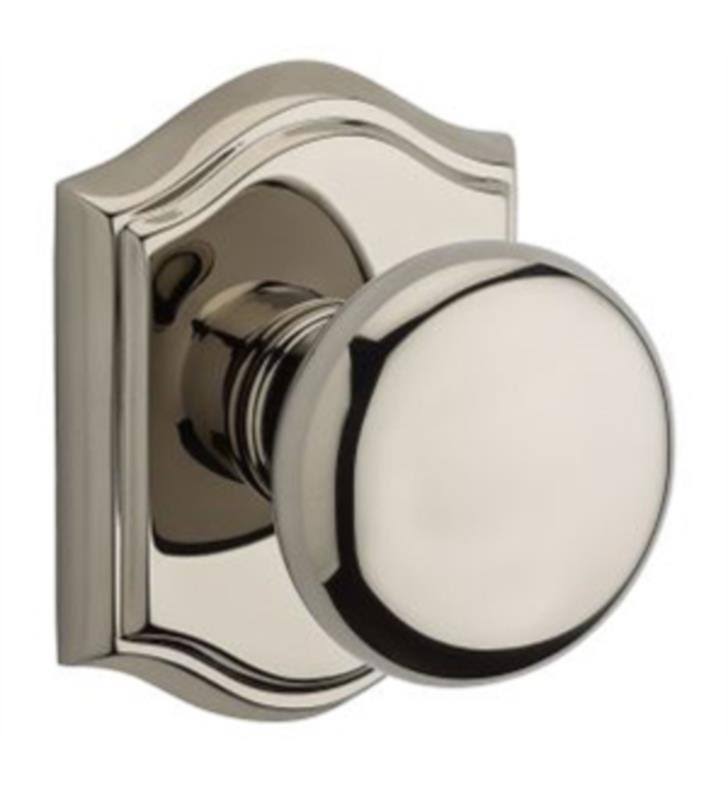 Passage Traditional Knob and Arch Rose Bright Chrome P82730