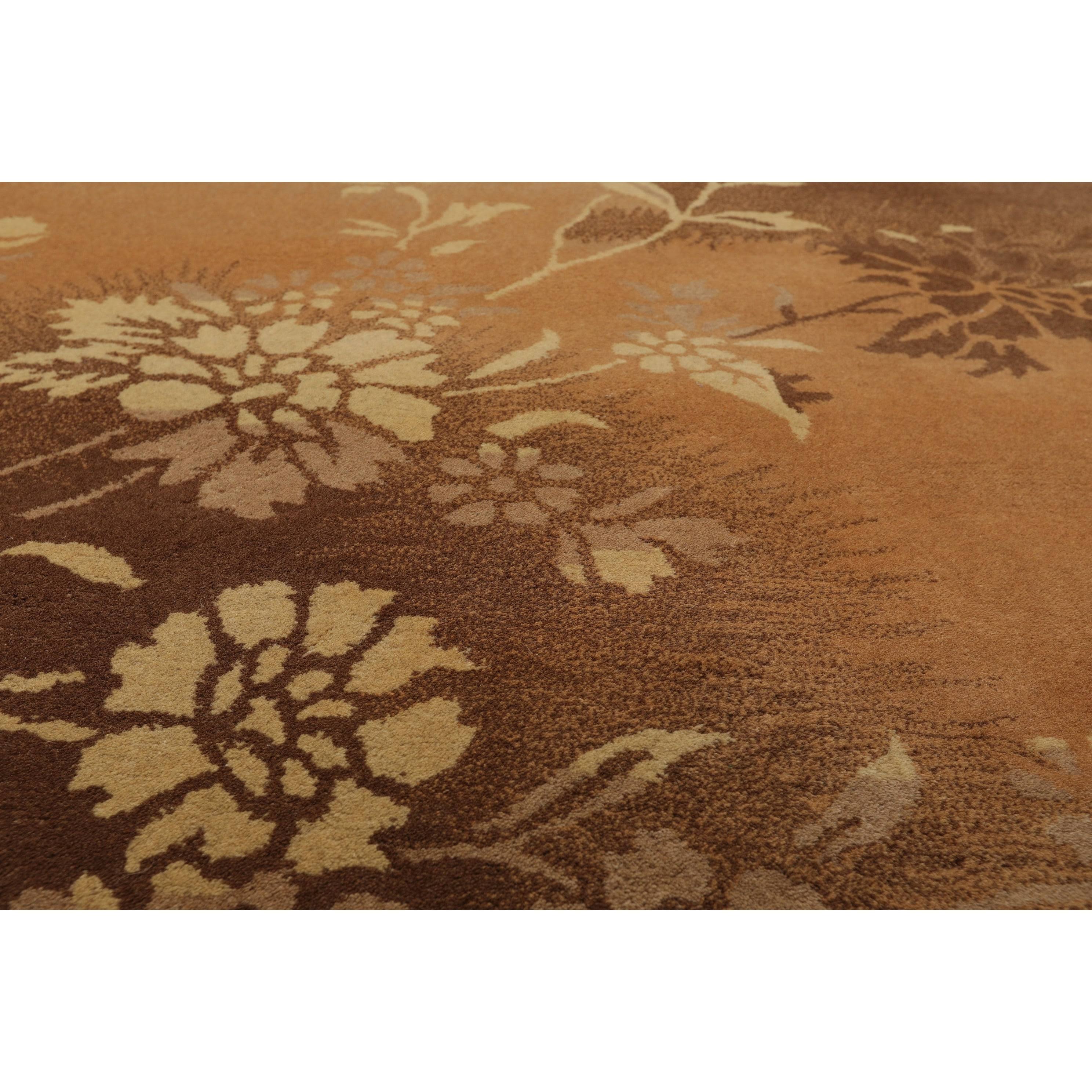 Hand Tufted 100 Wool Botanical Oriental Rug B938