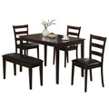 5pcs Solid Wood Dining Set Q98267