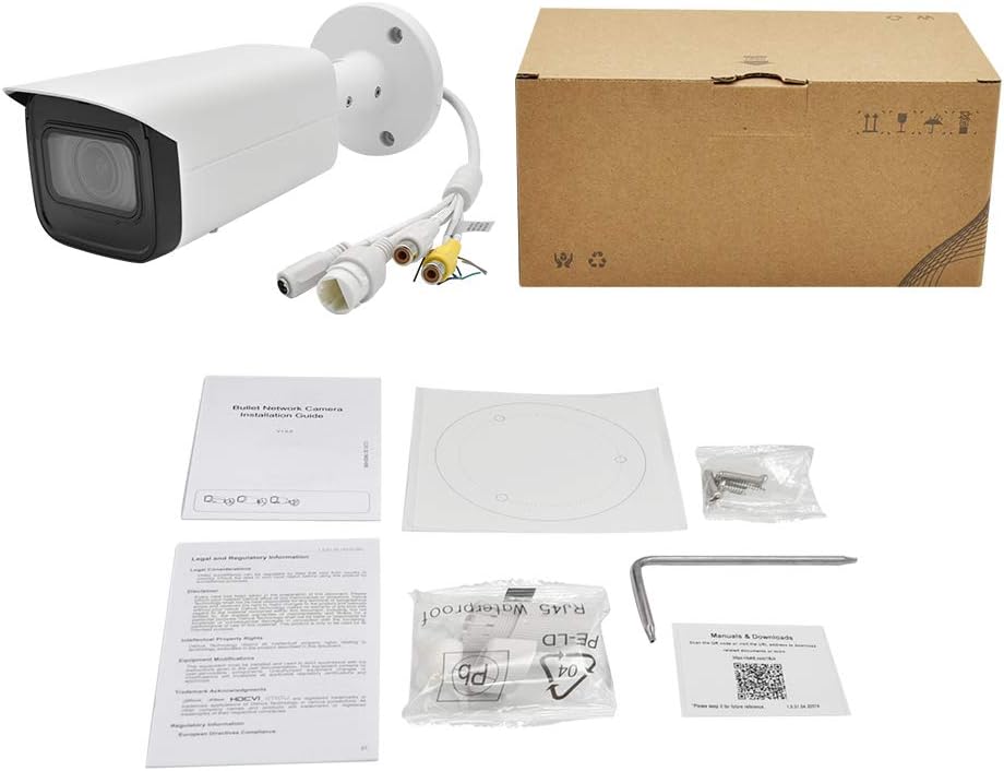 8MP Starlight POE IP Bullet Camera with 5X Vari-Focal Zoom J292251