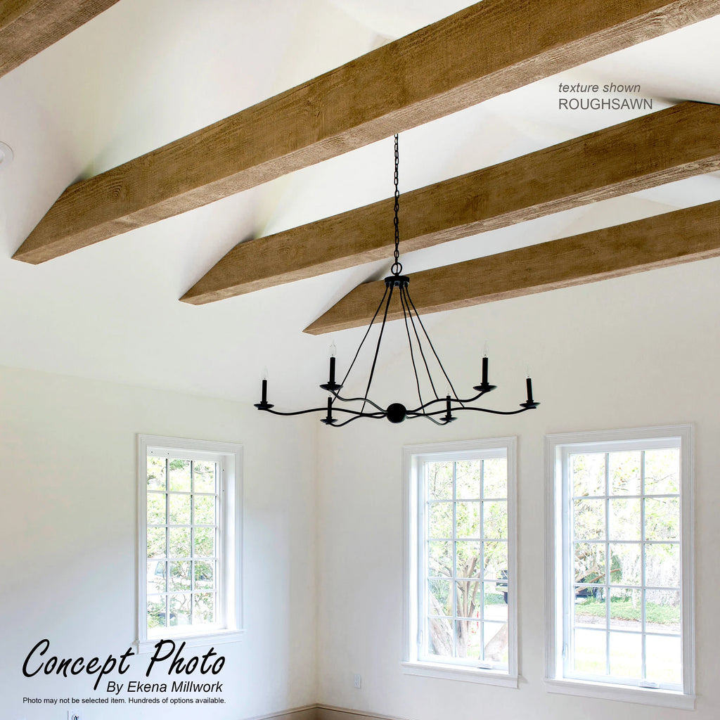 6"W x 6"H x 16'L Faux Wood Ceiling Beam E686204